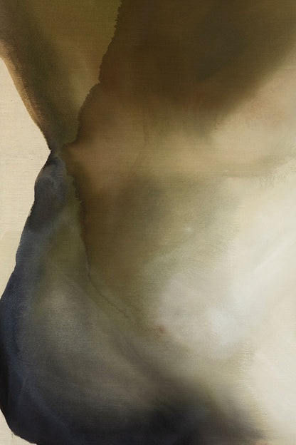 Fine Art Print by Studio Liv Olsen, framed in oak, hanging on a light neutral wall.