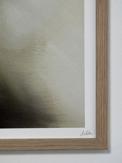 Nature-inspired Fine Art Print by Studio Liv Olsen, shown without glass to reveal texture.
